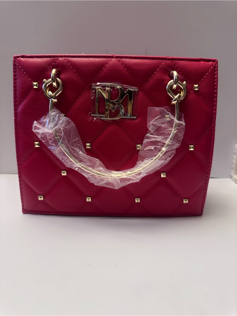 🔥 NWT BADGLEY MISCHKA RED QUILTED TOTE ❤️✨ MSRP $129! 🔥